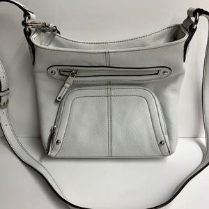 Tignanelle cross body white womens purse